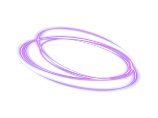 Abstract light speed lines neon rings glowing circles movement on black background vector illustration. Blue, Red , Purpure light effect. PNG. © Ihor Nemynushchyi