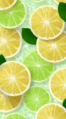 Fototapeta premium Bright and colorful orange and green watercolor splatter background with vibrant paint drops for creative and artistic design projects