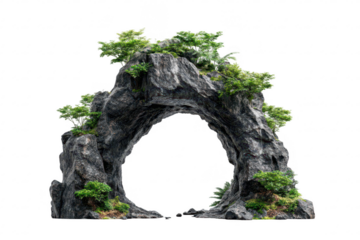 Aquarium Rock Arch Decor (2)