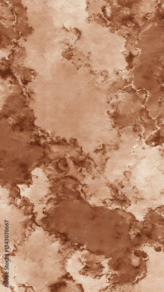 Poster warm and vibrant watercolor texture with rich orange and golden hues blending softly on textured pap