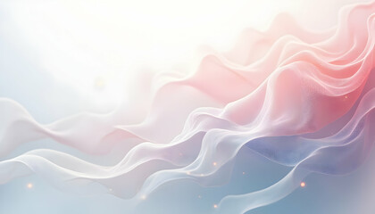 Abstract Soft Flowing Forms in Pastel Colors for Backgrounds and Designs
