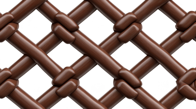 Exquisite chocolate lattice, a delicious dessert masterpiece of sweet treats and gourmet confection - Powered by Adobe