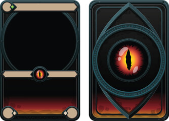 Hell Demonic Fantasy TCG Card Game Template
