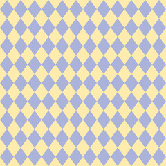 Blue and yellow diamond grid pattern