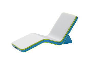 3d illustration of Inflatable beach lounger isolated on white background