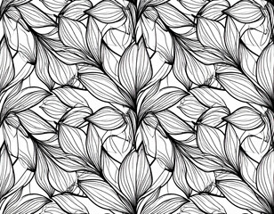 Floral Line Art