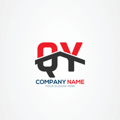 QY YQ Creative Modern Letters Logo Design Element