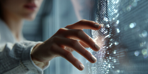  Smart glass lights up hex signals visualizing collaborative AI synthesis.
