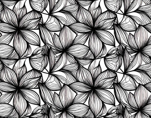 Floral Line Art