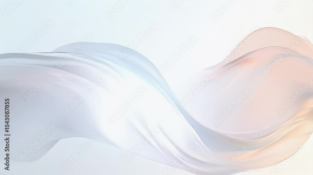 Poster abstract wavy silk background with smooth gradient light and shadow effect