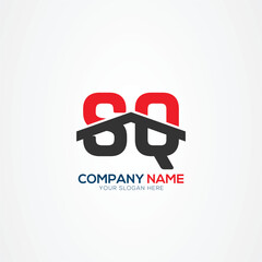 SQ QS Creative Modern Letters Logo Design Element