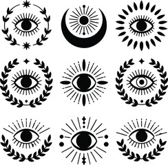 Elegant vector silhouette design featuring a unique artistic shape with transparency