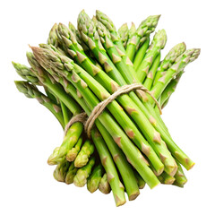 bunch of green asparagus
