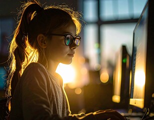 コンピューターで仕事をする人のイメージ