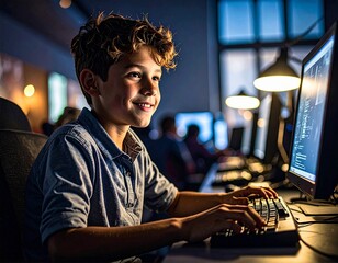 コンピューターで仕事をする人のイメージ