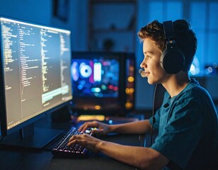 コンピューターで仕事をする人のイメージ