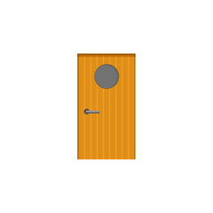 Door icon logo vector design