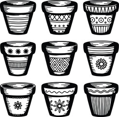 Simple black silhouette vector design representing a shape with transparency for various applications