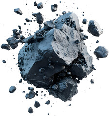 Shattered Asteroid Fragments in Hyper-Detailed 3D Rendering