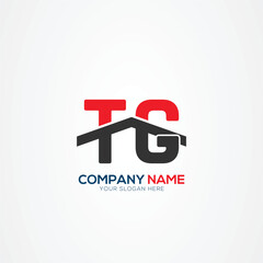 TG GT Creative Modern Letters Logo Design Element