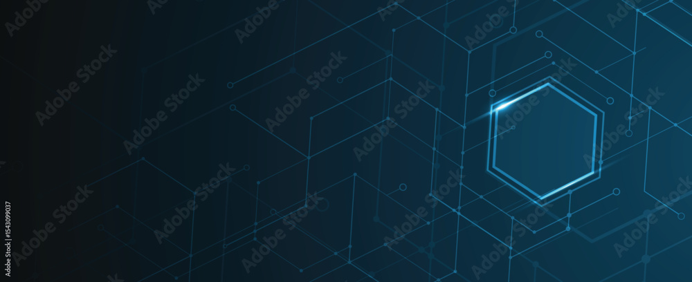Poster abstract polygonal background technology concept, futuristic background