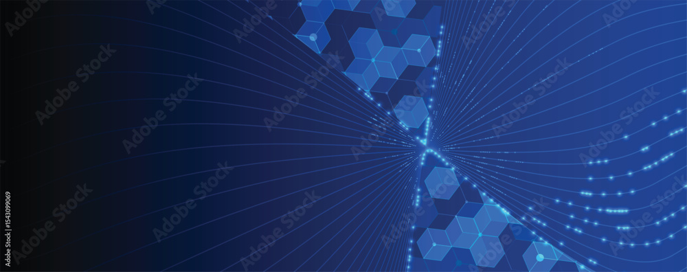 Poster abstract polygonal background technology concept, futuristic background