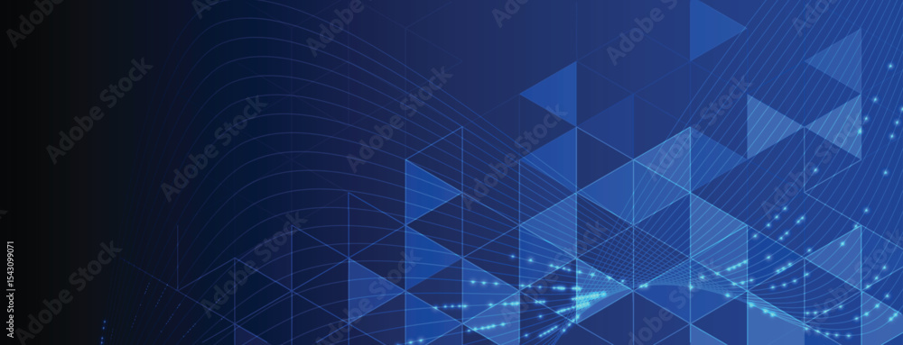 Poster abstract polygonal background technology concept, futuristic background