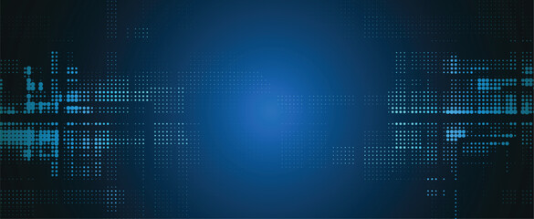 Abstract polygonal background technology concept, futuristic background