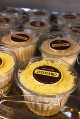 Delicious Individual Cheese Cupcakes with Shredded Topping