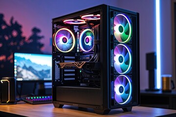 High-Performance Custom-Built Gaming Rig for Immersive Desktop Entertainment