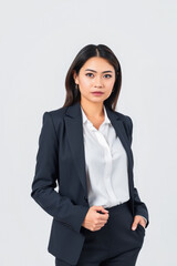 Confident Business Woman in Formal Attire