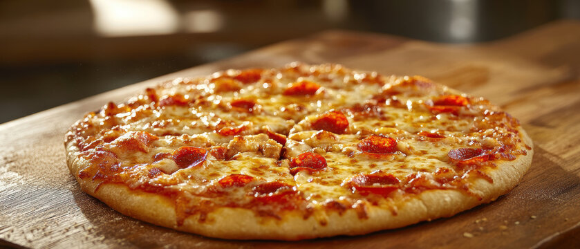 Personalized pizza delight kitchen food photography warm atmosphere close-up gigapixel high fidelity