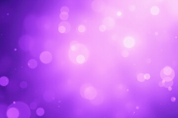 Purple Bokeh Background with Light Particles