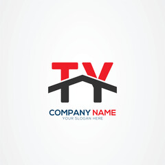 Fototapeta premium TY YT Creative Modern Letters Logo Design Element
