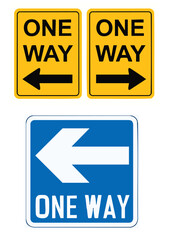 Fototapeta premium one way sign1