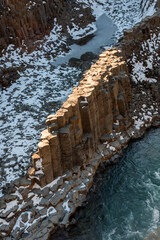 Studlagil Basalt Canyon in Iceland