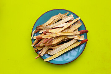 Liquorice root herbs, herbal slices