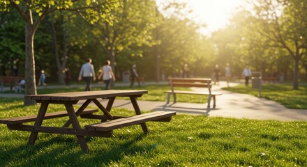 Bench in the park