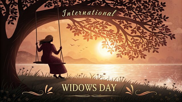 International Widows Day honors women navigating grief and solitude. - Powered by Adobe