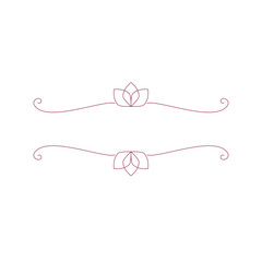 Ornamental Flower Vector Element Svg Banner