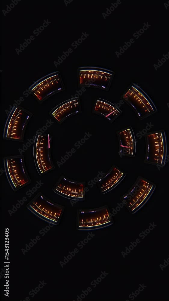 Poster abstract background black design pattern texture dark modern circle