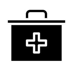 first aid kit glyph icon