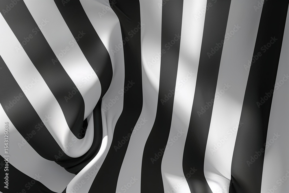Aufkleber advanced virtual overlay with minimalist striped design on monochrome grayscale background