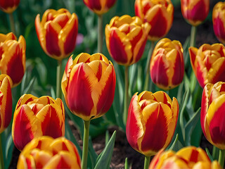 yellow tulips