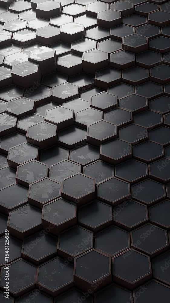 Poster abstract background dark hexagon geometric texture pattern illustration