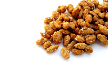 Caramelised peanuts with sesame, Candied peanuts