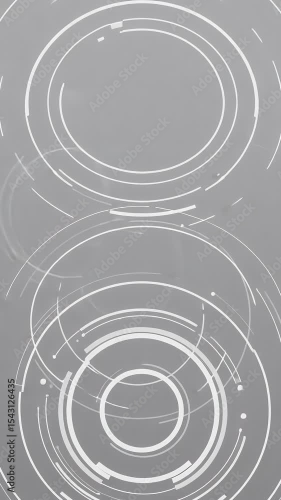 Aufkleber abstract background geometric circle line pattern texture gray modern