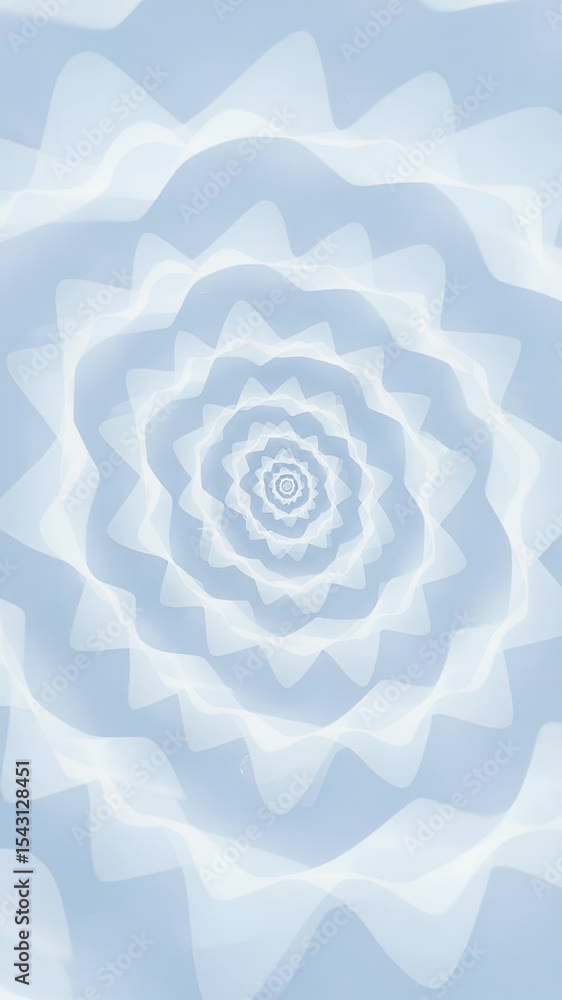 Poster abstract background light blue curve smooth spiral wave pattern