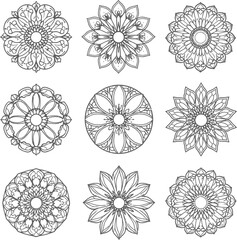 Collection of Essential Black and White Vector Icons for User Interface