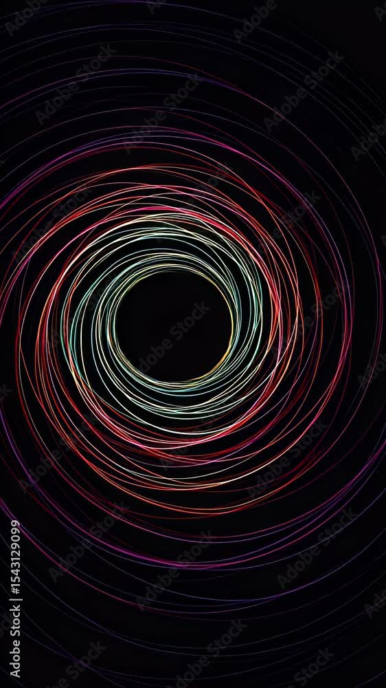 Poster abstract background motion circle swirl light dark pattern design